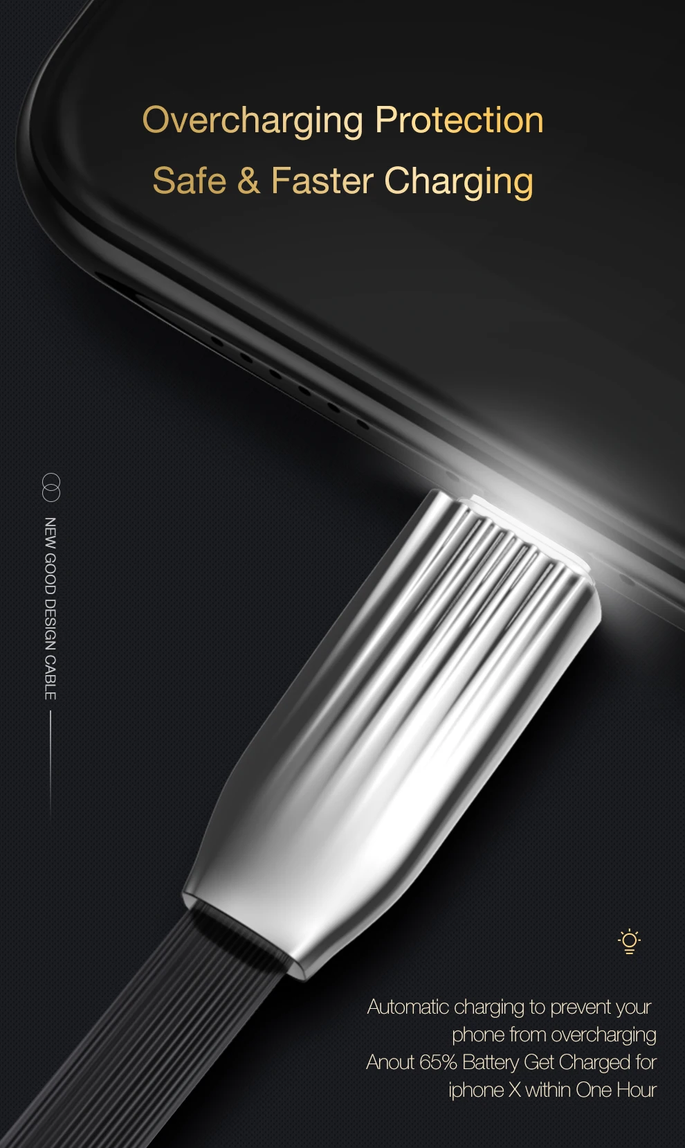 CAFELE светодиодный светильник Micro USB кабель для samsung huawei Xiaomi usb кабель для зарядки прочные кабели для синхронизации данных и телефонов длина 1,2 м