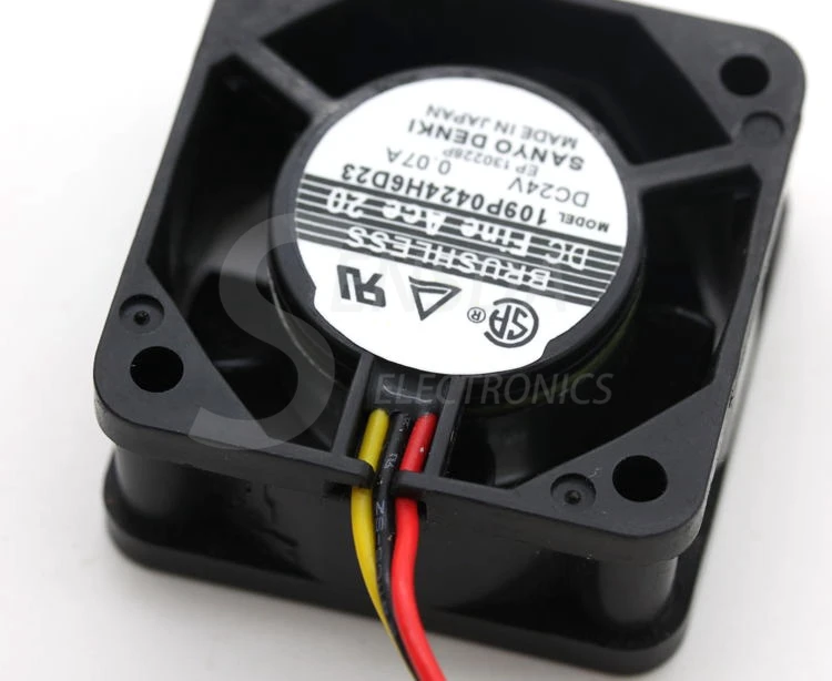 Осевой вентилятор для сервера Sanyo 109P0424H6D23 40 мм 4 см DC24V 0.07A 40*40*20 мм|axial fan|server fandrive fan |