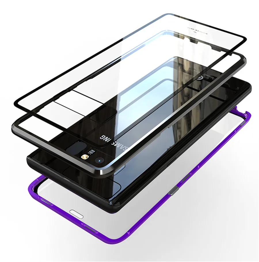 360 полный защитный чехол для samsung Galaxy S9 Plus Note 9 8 S8 Plus Note8 магнитные Чехлы для samsung S9 чехол s S9Plus