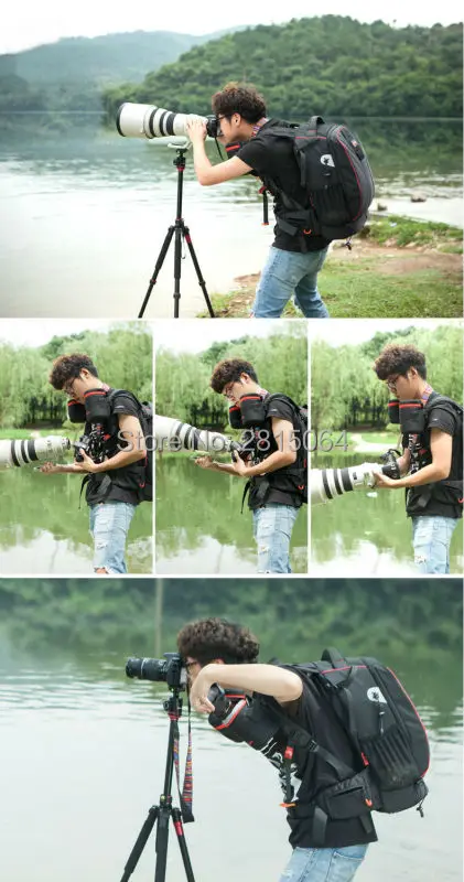 Новые функциональные сумки для объективов dslr камера сумка для объектива eirmai объектив камеры водонепроницаемая сумка сумки высокого качества
