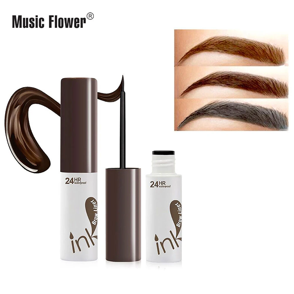 Жидкий Макияж для бровей с музыкальным цветком 5 видов цветов водостойкий