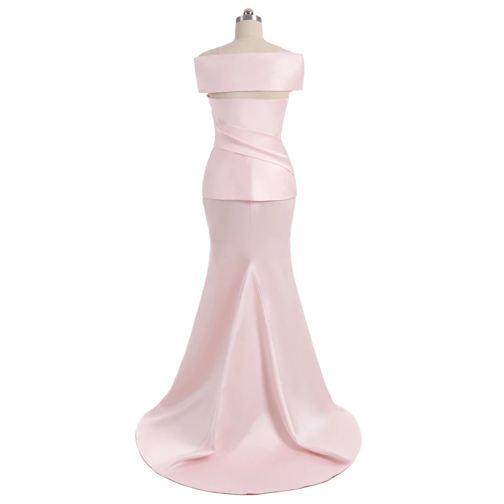 Розовые платья для матери платье-Русалка невесты с v-образным вырезом Кепки