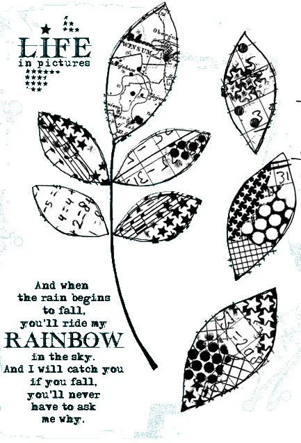 Прозрачный силиконовый штамп с листьями печать сделай сам скрапбукинг
