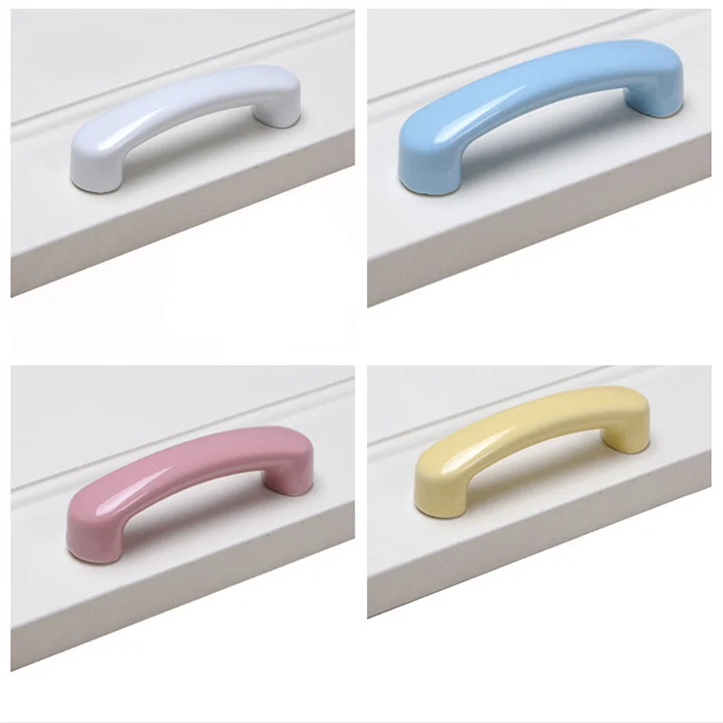 2 шт шкаф ручки и керамические для ящиков комод детской комнаты (с винтами