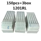 150 шт.лот профессиональные тату-иглы 1RL одноразовые в ассортименте Стерильные 1 круглая игла для тату боди-арта Бесплатная доставка