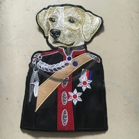 new military officer dog patches for clothes t shirt diy decal apparel accessory 28x18cm sew on embriodered patch badge