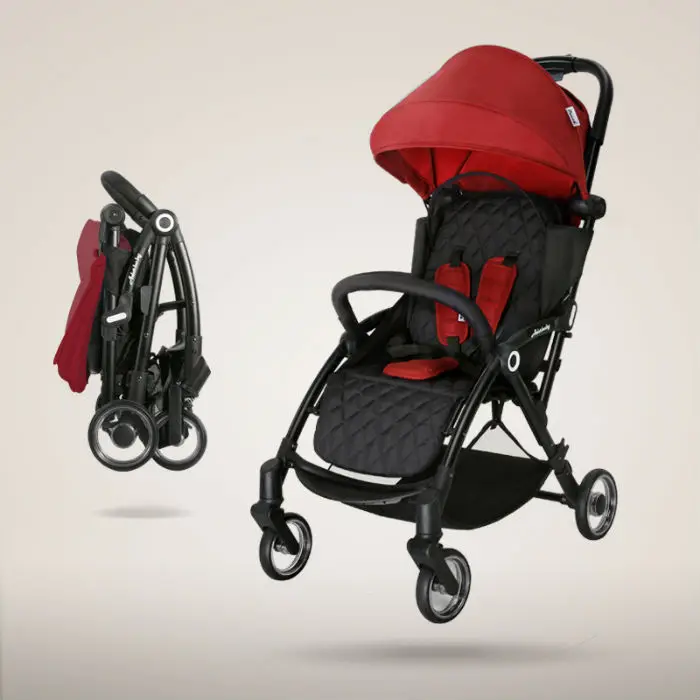 

Luxury light portable baby stroller Bebek arabasi infant poussette stroller prams for newborns kinderwagens Brand Pouch A32