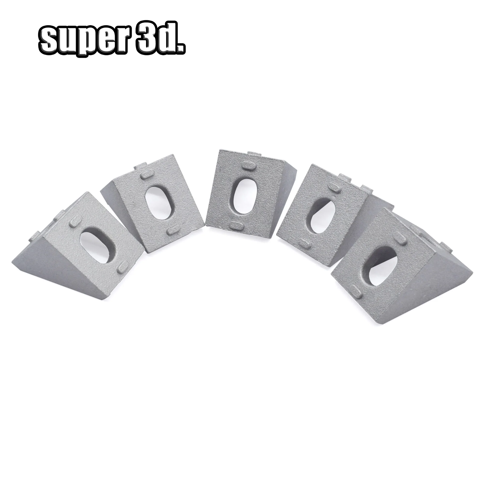 

10 шт. 2020 угловой кронштейн алюминиевая сторона 20 мм x 20 мм x 17 мм скобы для крепления европейского стандарта 2020 алюминиевый профиль