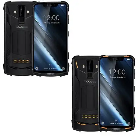 DOOGEE S90 смартфон Walkie talkie 6 18 FHD + Android 8 1 IP68/IP69K ГБ 128 Гб Беспроводная зарядка 16 Мп