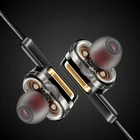 100% Оригинальные 3,5 мм Fonge X3 двойные динамические наушники-вкладыши с тяжелыми басами 360 градусов объемный звук стерео наушники с микрофоном CA