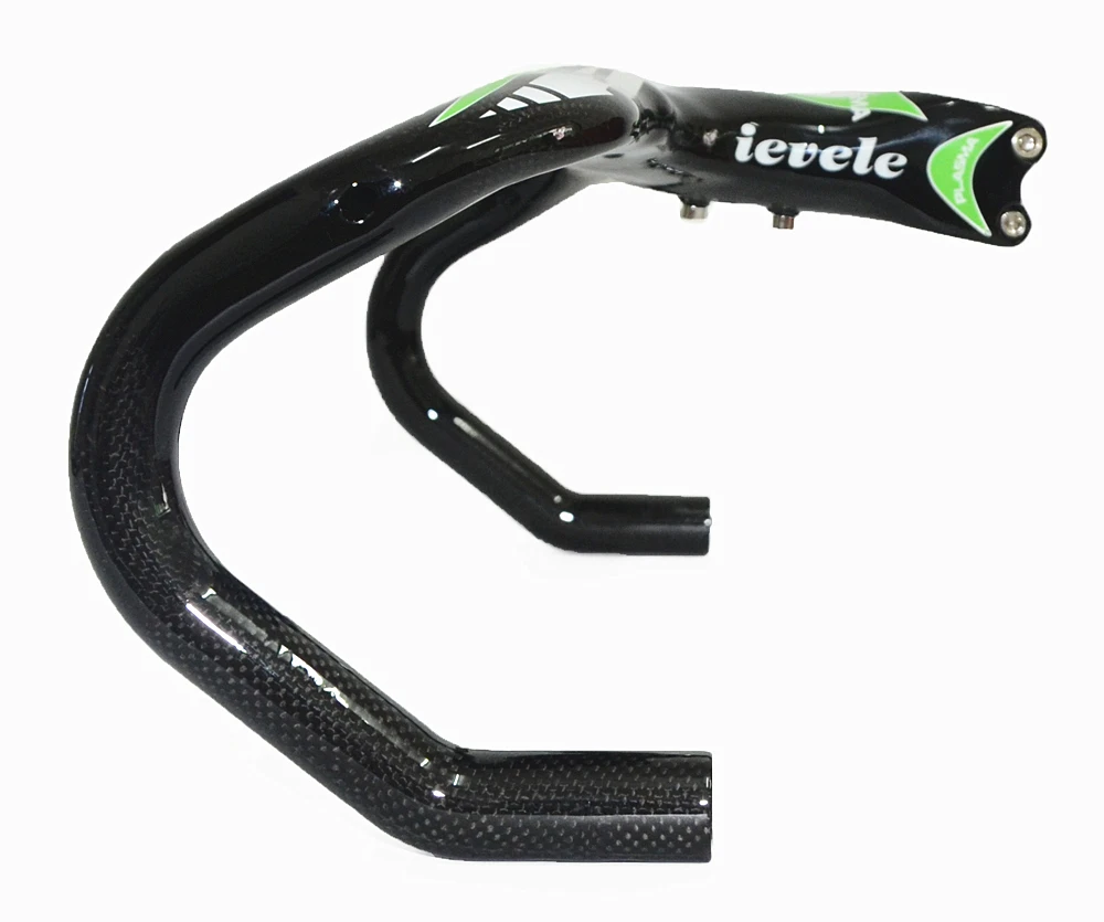 Полностью карбоновый руль ievele для гоночного шоссейного велосипеда Встроенный из