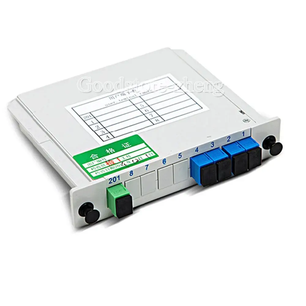 SC/UPC 1*4 Модуль PLC волоконно оптический сплиттер SC/FC/ST/LC разъем разветвителя ПЛК