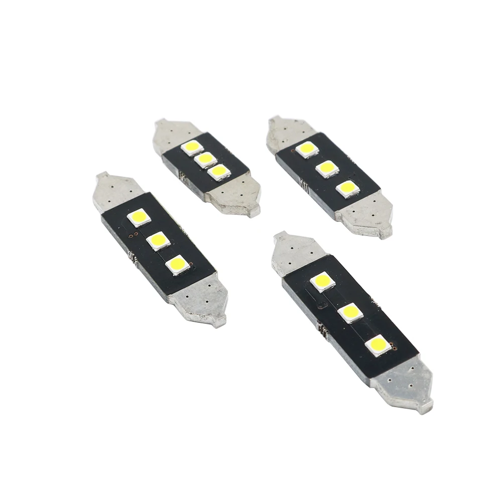 YSY 100X гирлянда 31/36/39/41 мм Светодиодная лампа C5W C10W супер яркая 3030 3 SMD Canbus без ошибок