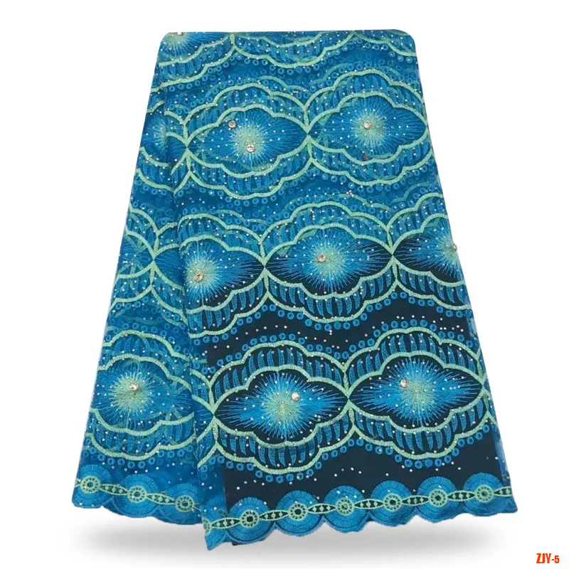 

Fashion Laser Fabric African Embroidery Lace Fabric with stone For Party 2017 Lace Material 171128
