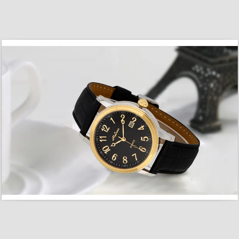 

Melissa Fashion Unisex Designer Women Genuine Leather Watches Quartz Calendar Watch Neutral Analog Wristwatch Montre Femme Reloj