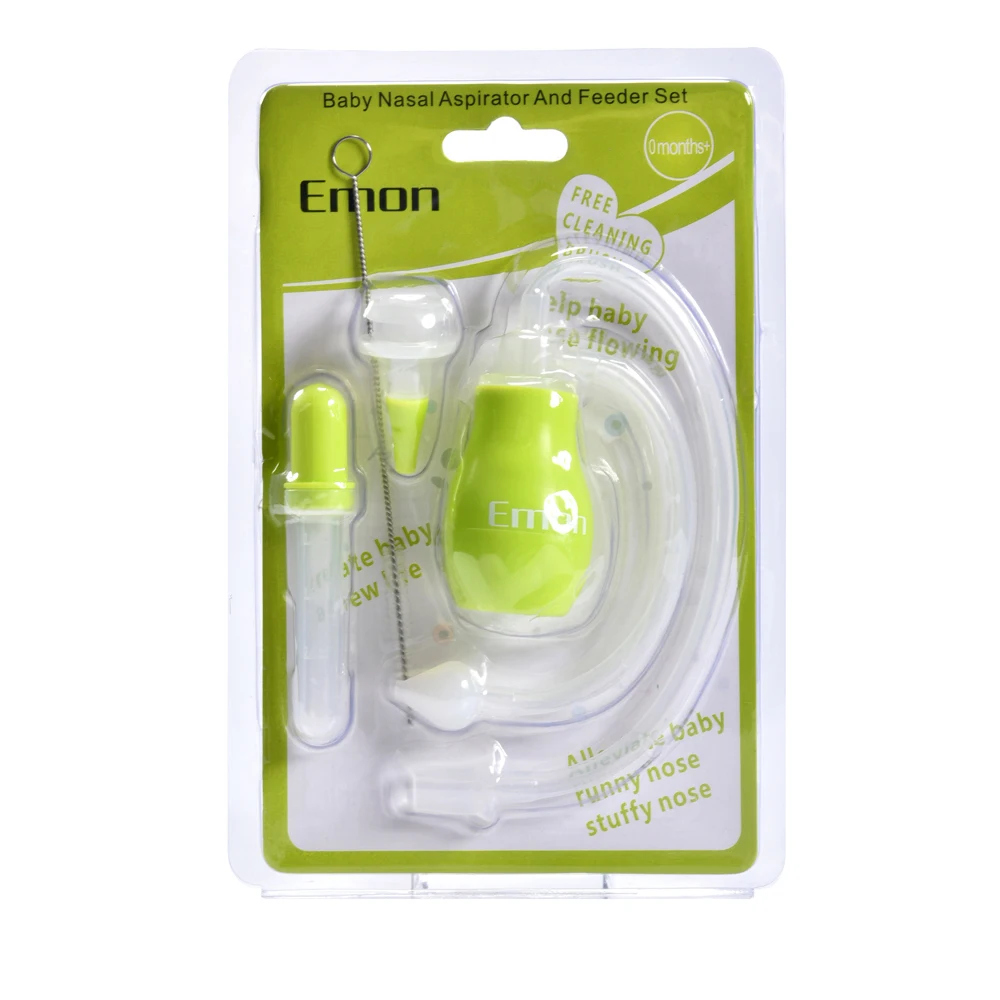 Emon Safety nasal aspirator Baby newborn nasal cleaner Vacuum Suction antibackwash babies Nasal Aspirator for newborns kids