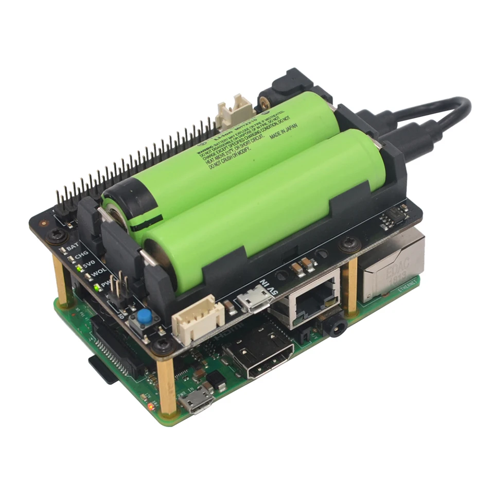 X720 UPS HAT 18650 power Raspberry Pi Плата расширения управления + безопасное отключение