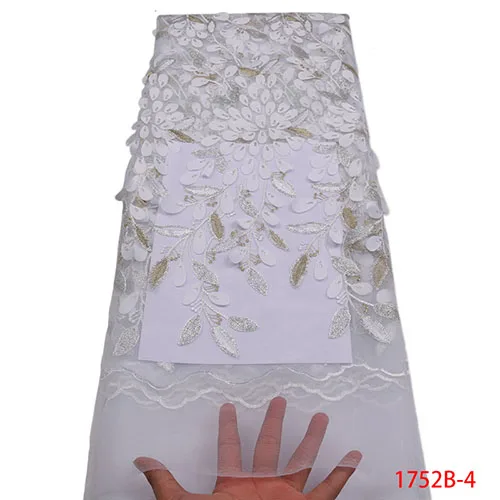 Picture 4 Высокое качество Черный Золотой нигерийский французский тюль кружевной материал африканская сетчатая кружевная ткань для вечерние платья XY1752B-2 - Цвет: Picture 4