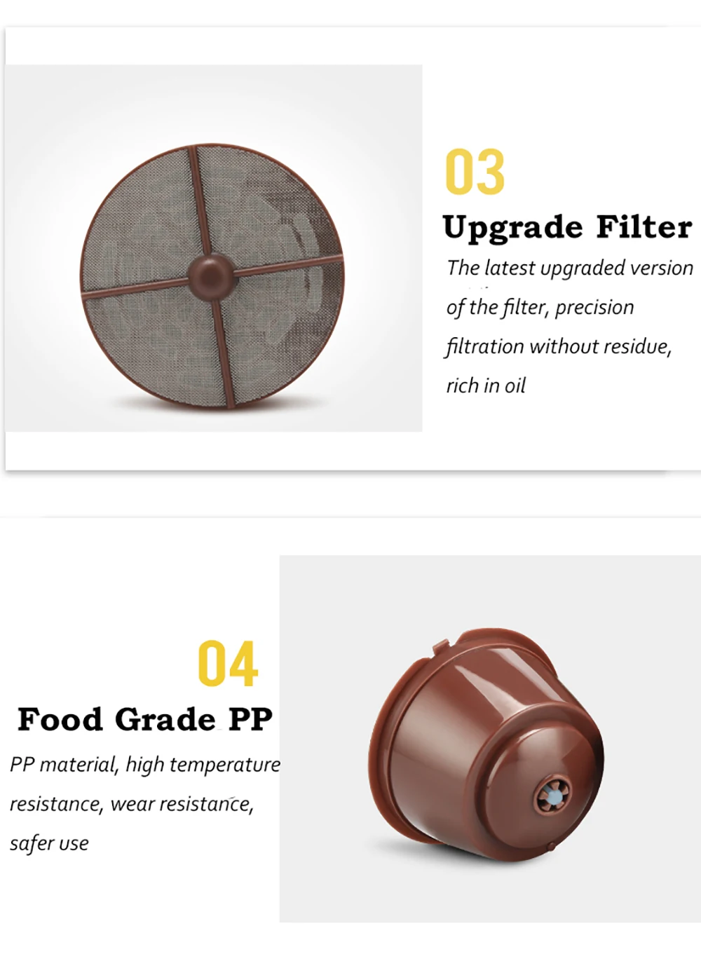 Обновление версии кофе Nescafe фильтры Dolce Gusto Кофе капсулы Пластиковая капсула для