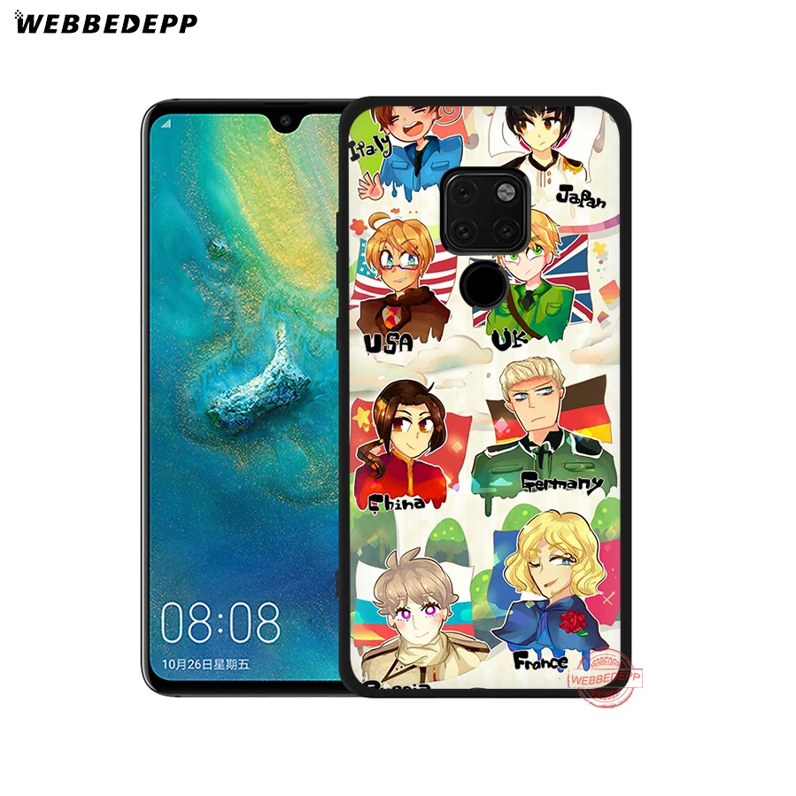 WEBBEDEPP Hetalia Axis Powers Soft Case for Huawei Mate 30 10 20 Pro Lite Nova 2i 3 3i 4 5i 2 Cases | Мобильные телефоны и