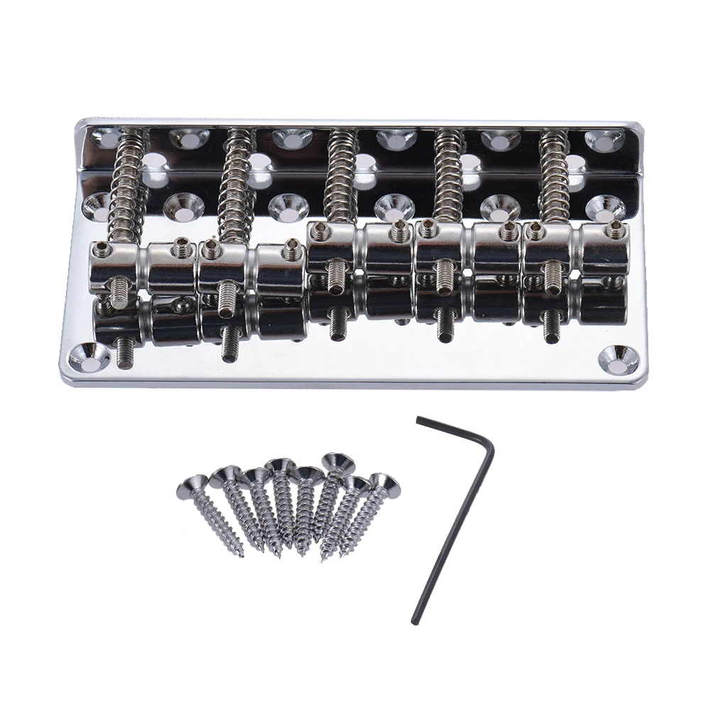 5-седло мост для 5 строка электрическая бас-гитара деталь замены серебристого