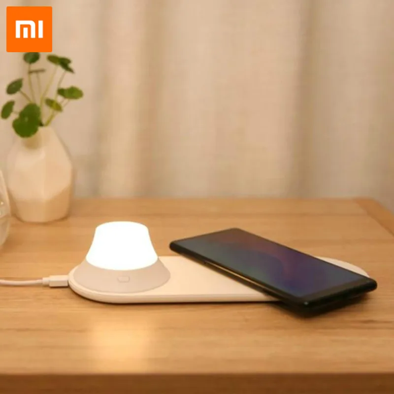Беспроводной зарядный коврик Yeelight со светодиодной подсветкой ночник с магнитным