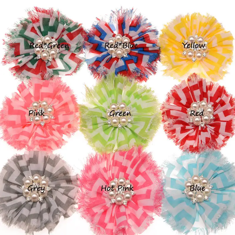Изношенный шифон с цветочным рисунком Rhineston жемчужный кластер 8 см бутик дешевая