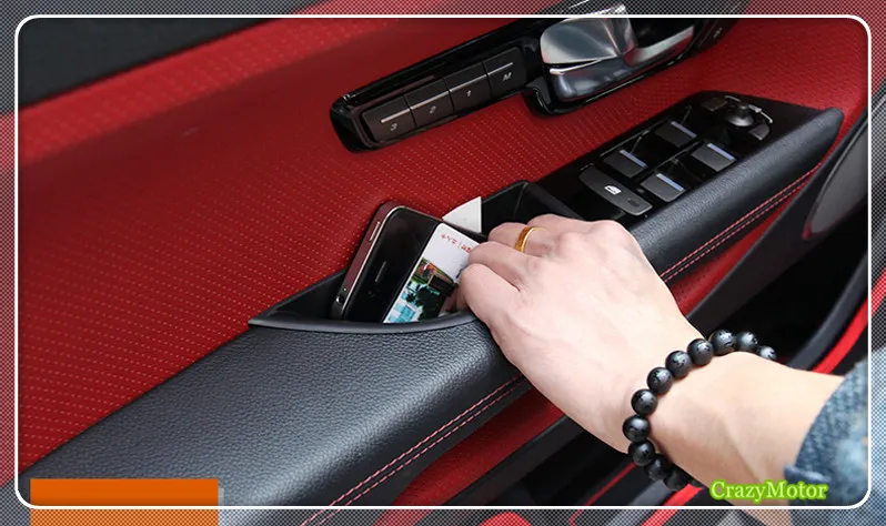 Для Range Rover Evoque 2012- автомобиль внутренней ручки подлокотник ящик для хранения перчаток Чехол Держатель Автоаксессуары Организатор