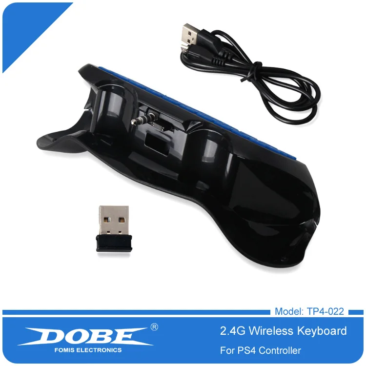 Беспроводная клавиатура контроллер DOBE 2 4G для PS4 Slim Pro геймпад брендовая