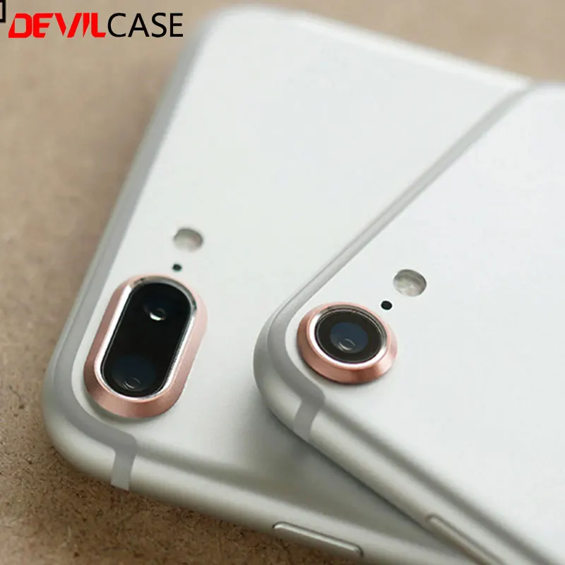 2 шт./лот DEVILCASE для iPhone 7 Plus и 8 Защитная пленка объектива из алюминиевого сплава