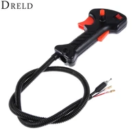 dreld brush cutter grass trimmer right switch handle without the pipe for 43cc 52cc brush cutter spare parts petrolgas power