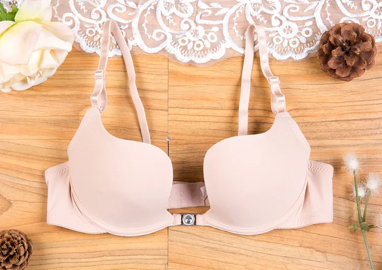 Сексуальный черный бюстгальтер с глубоким u образным вырезом однотонный низкой