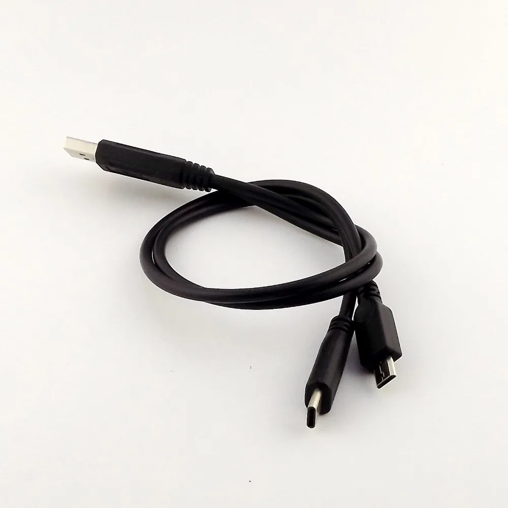 1 шт. Переходник USB 2 0 A папа Micro B + 3 типа C кабель для зарядки и синхронизации данных