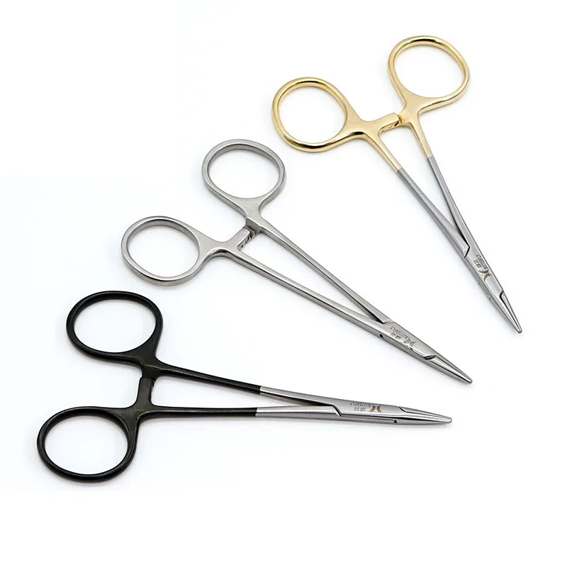 

Needle forceps stainless steel Cosmetic and plastic surgery instruments and tools Inserted needle holder 12.5cm