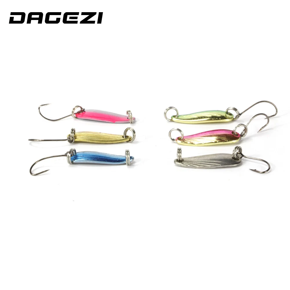 Приманка рыболовная DAGEZI 6 шт./лот 4 5 см/3 г|spoon lure|fishing luremetal lure |