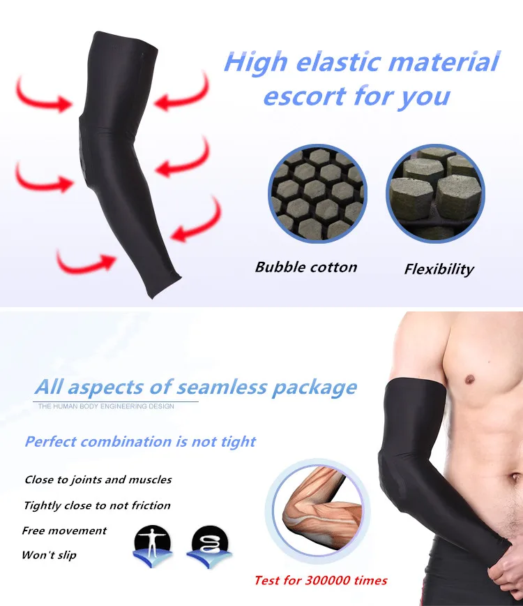 Баскетбольные нарукавники для хоккея компрессионные голени поддерживающие