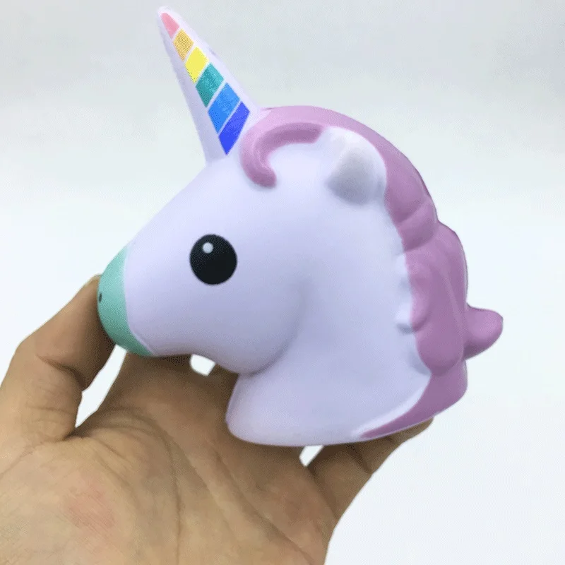 

New Squishy Toy Simulation Moon Unicorn Shape Slow Rebound PU Decompression Toy Squishy Slow Rising Anti Stress Reliever Toy