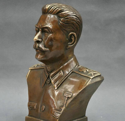 Латунная Статуэтка руководителя из России Джозефа Сталина 6 дюймов R0712 | Дом и сад