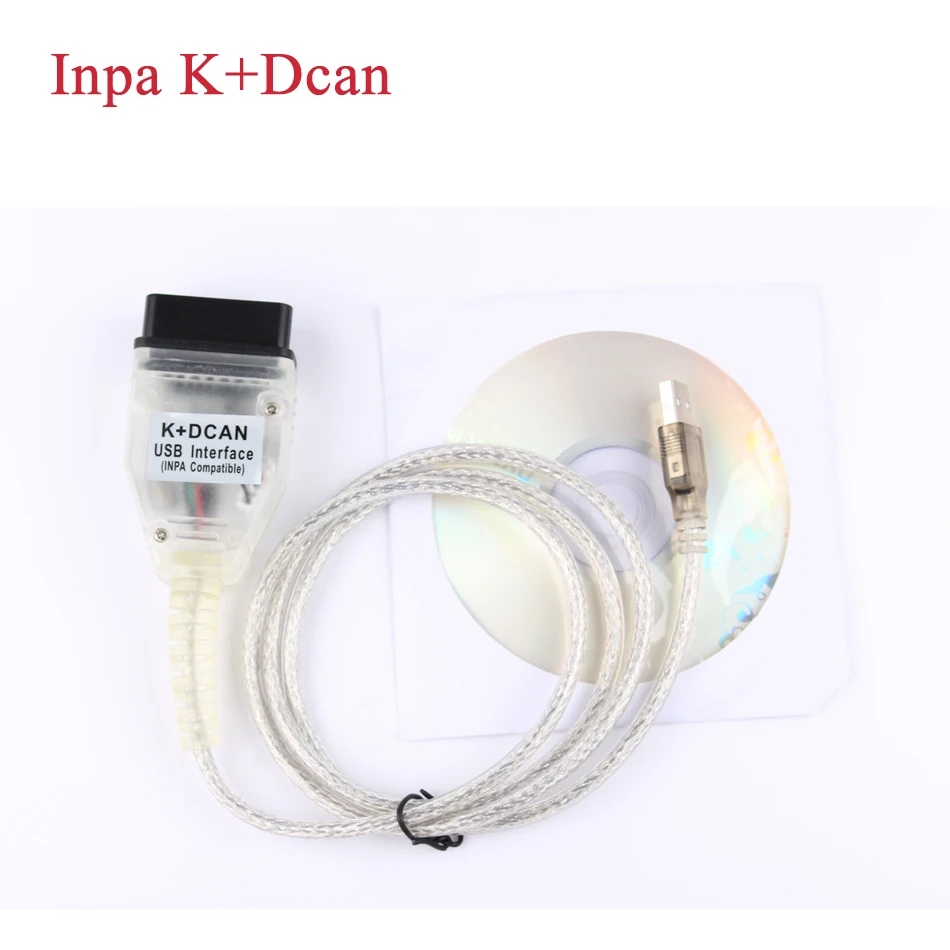 Авто Диагностический кабель для BM W Dcan INPA USB OBD2 Интерфейс Ediabas + dcan B MW получить