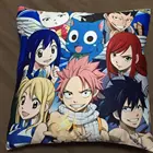 Фея хвост этериозный Нацу драгнель конец Люси счастливый аниме двойная сторона наволочки Подушка Otaku косплей подарок