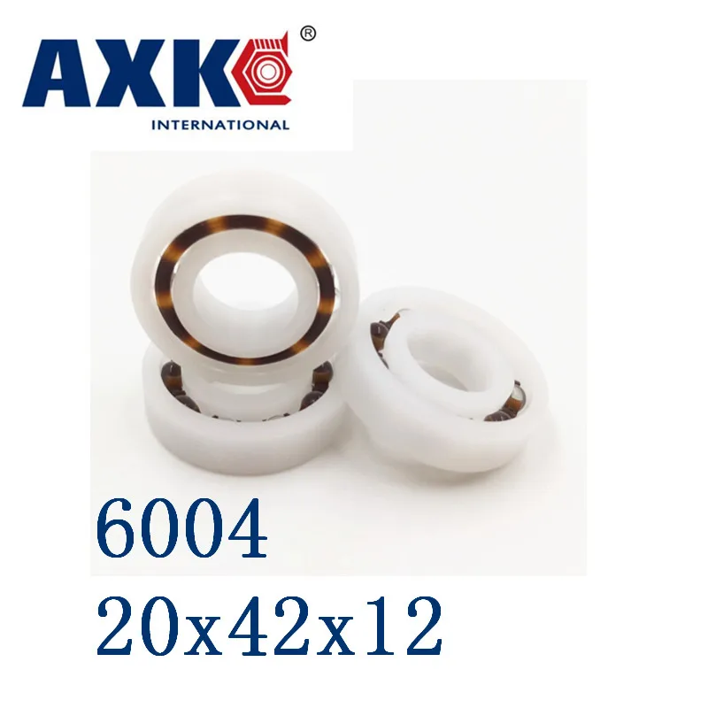 Пластиковые подшипники Axk 6004 Pom (10 шт.) 20x42x12 стеклянные шарики 20 мм/42 мм/12 мм |