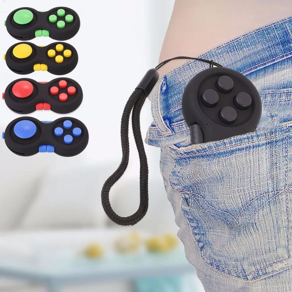 Новая игровая ручка игрушки пластиковое снятие стресса ручной антистресс коврик ключ аксессуары для мобильного телефона декомпрессионный подарок 5 цветов