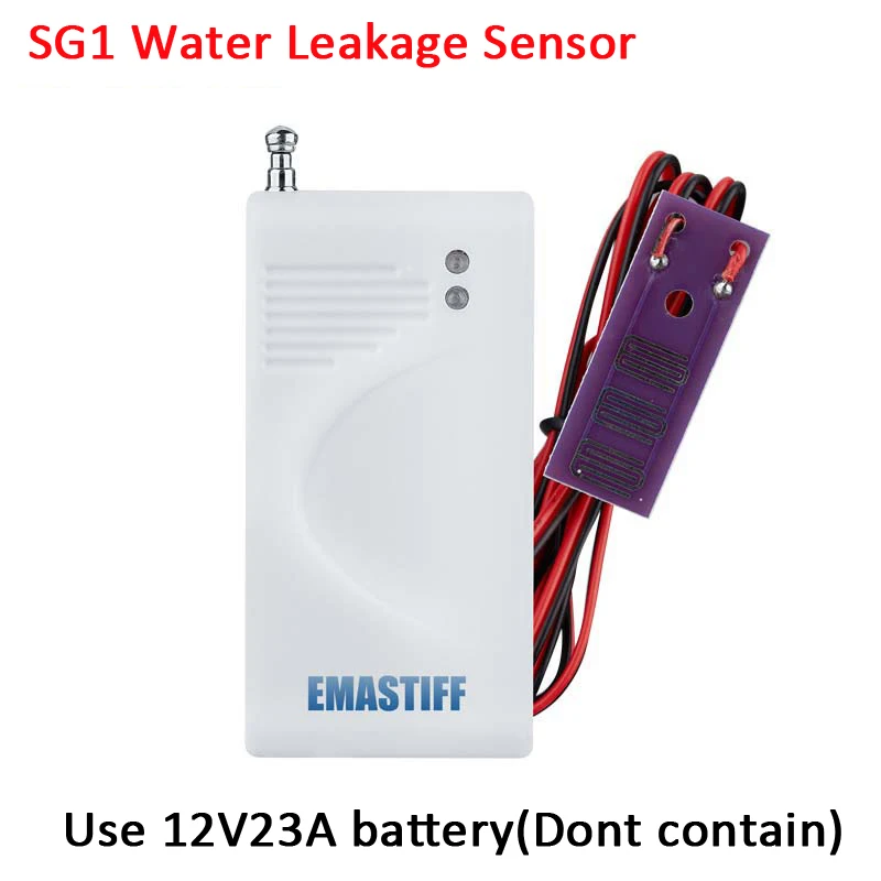 Water Leakage Sensor DIY Полная дверь PIR дым аксессуары для нашей новой W2B WIFI домашней безопасности GSM сигнализация беспроводная видео IP камера монитор - Цвет: Water Leakage Sensor