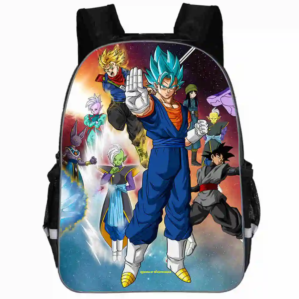 Рюкзак с драконом и шариком, ультра-Instinct Goku Z Vegeta, супер Saiyain, повседневные школьные сумки для маленьких мальчиков и девочек, подростков, Mochila Bolsa - Цвет: V