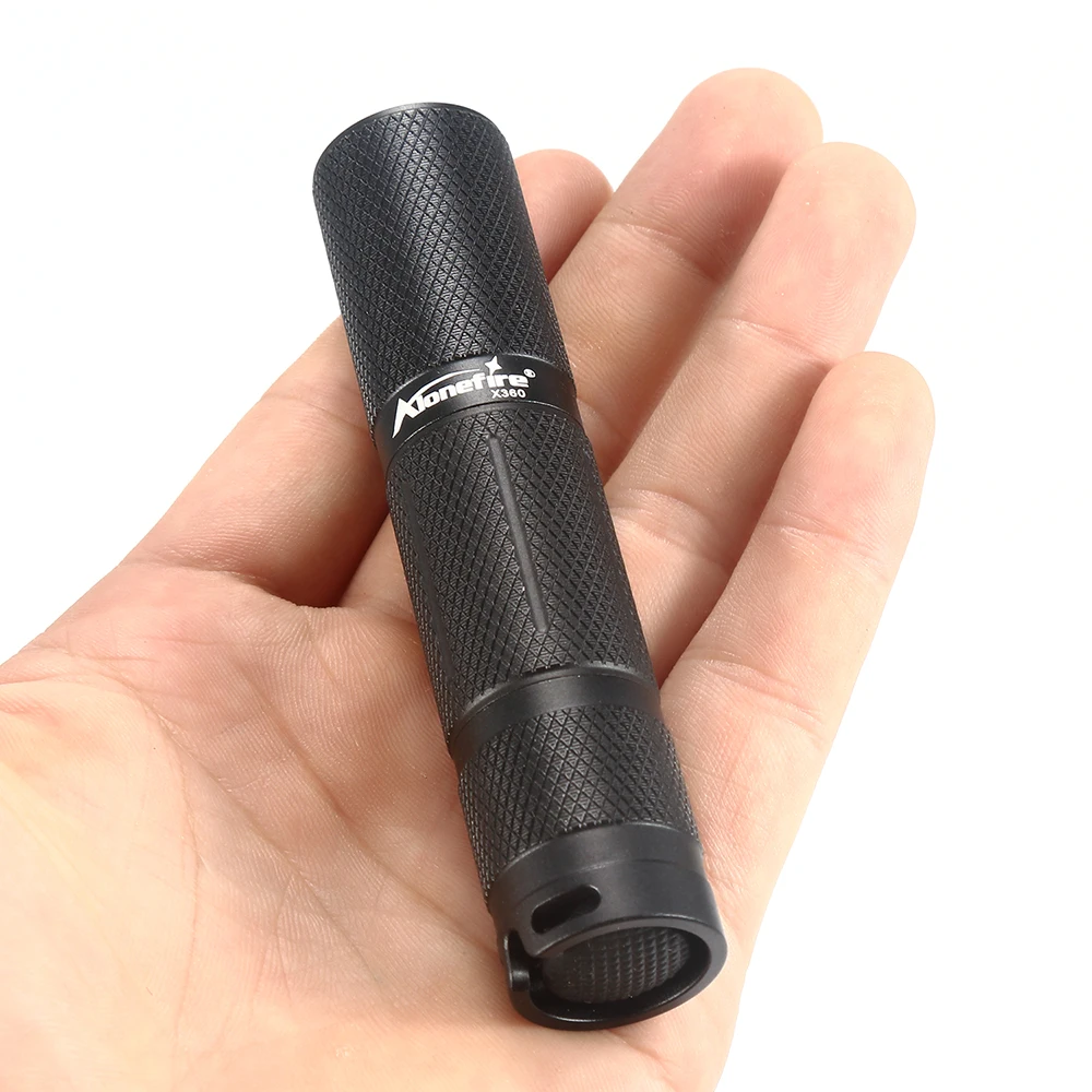 AloneFire X360 светодиодный фонарик 18650 сумка Cree XPG2 Мощный тактический мини AA для