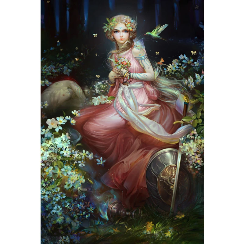 

Full square drill Diamond embroidery pretty girl diamond Painting Cross Stitch Rhinestone Mosaic home decor Y2613