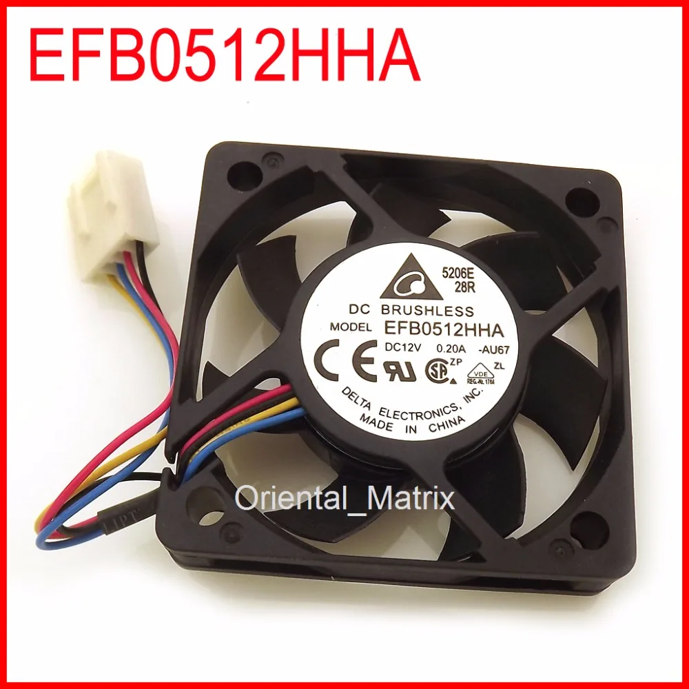 Бесплатная доставка охлаждающий вентилятор EFB0512HHA 5010 DC12V 0.20A|cooling fan|cooler fan5010 fan |