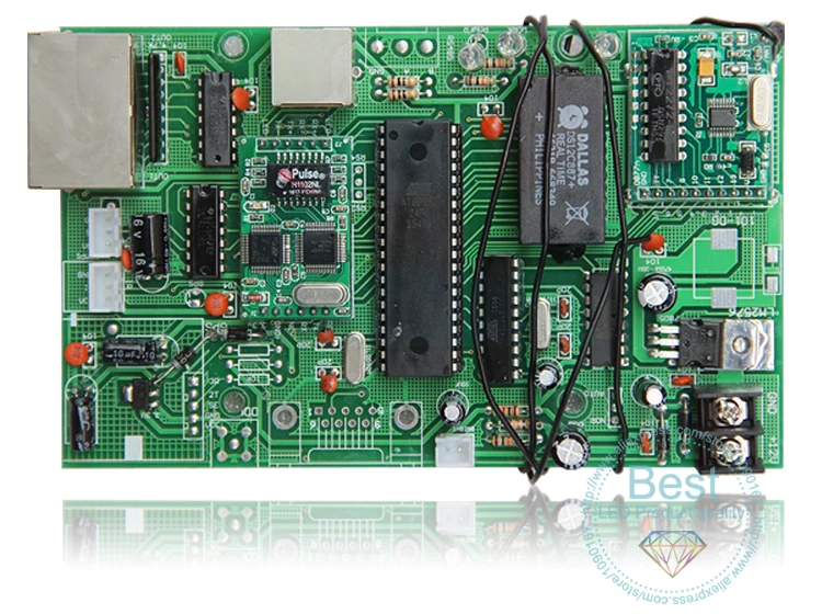 led sign control board all gas oil price module main card TCP/IP&ampRF | Электронные компоненты и принадлежности