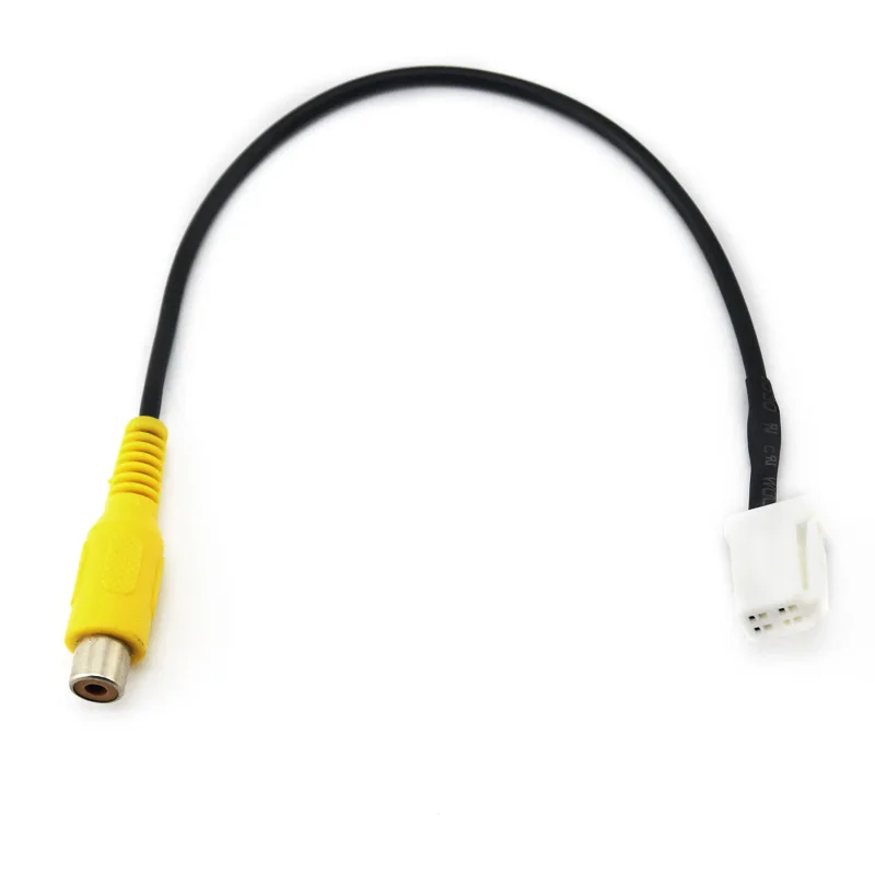 Car Auto Audio Panasonic DVD w/Navigation Reverse Camera RCA Video Wire Harness Input Cable Plug Adapter For Toyota Camry CAS007 |