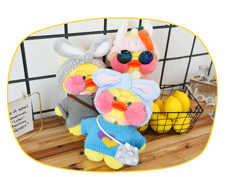 1 шт. 28 см Kawaii LaLafanfan кафе Mimi утенок плюшевая игрушка милая утка фаршированная кукла плюшевые куклы-животные детские игрушки подарок на день рождения